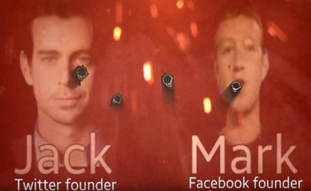 En el video, los hackers afirman que están luchando contra sus esfuerzos para limpiar sus plataformas de cuentas que promueven el terrorismo