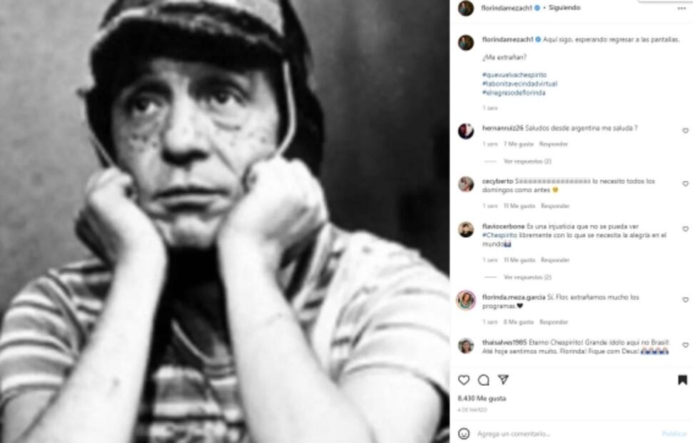 Florinda Meza enfrenta lucha legal para que Chespirito regrese a la televisión