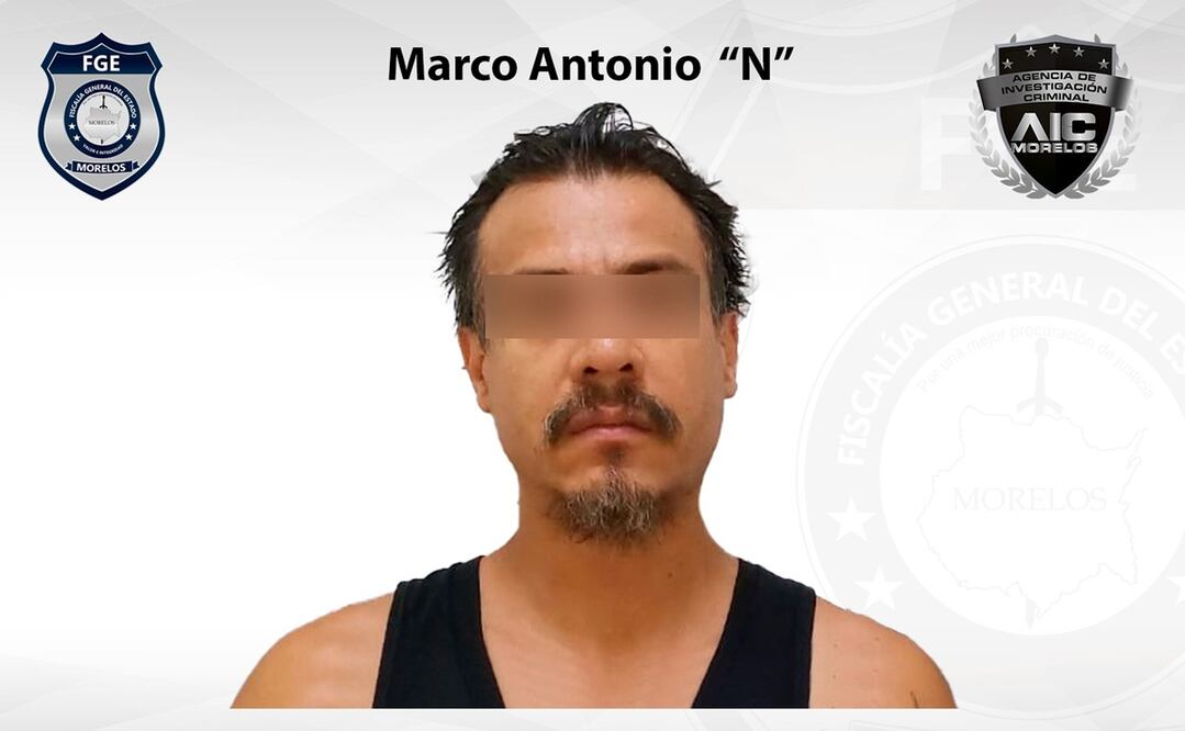 Marco Antonio “N” es acusado de asesinar a su novia, meter el cadáver en una maleta y arrojarla a orillas del Río Cuautla en Morelos. Foto: Especial