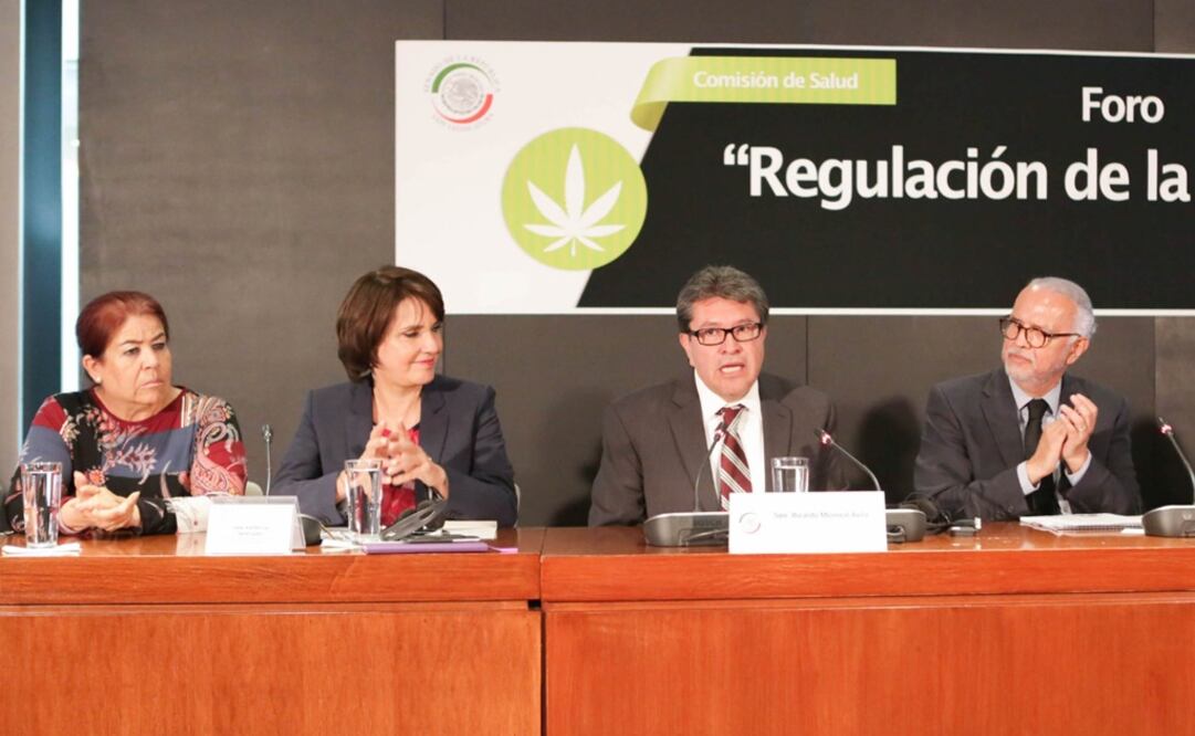 En el Senado se realizó el foro “Regulación de la Marihuana”, en el que se analizó su posible legalización. Foto: Twitter @senadomexicano