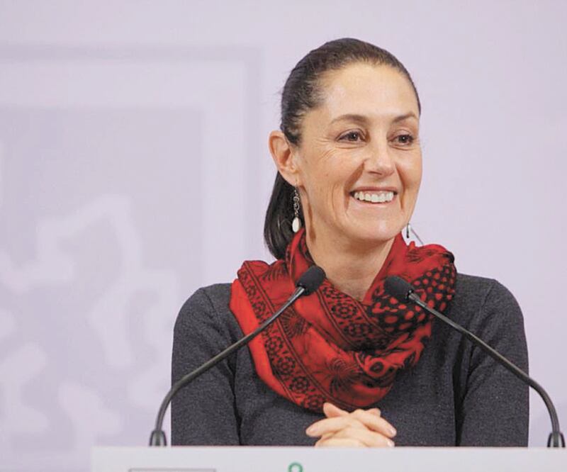 La mandataria capitalina agradeció a los representantes en el Congreso el apoyo a las iniciativas enviadas durante el año. Foto: ESPECIAL