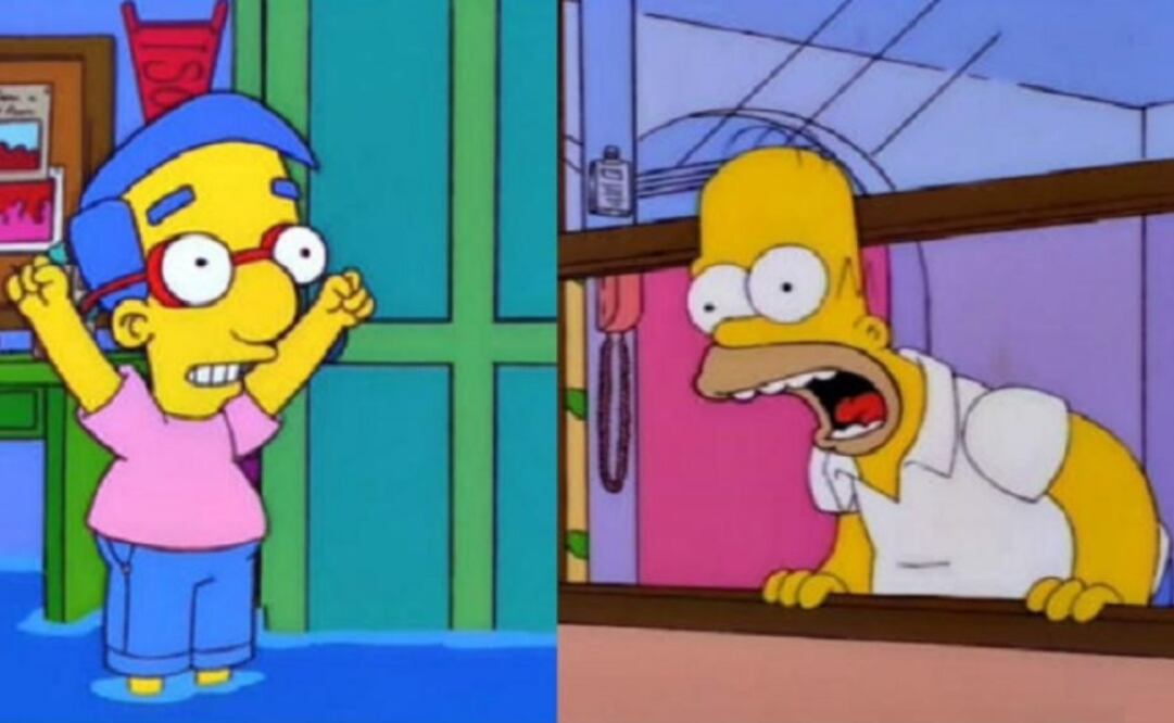 Usuarios de redes sociales imitan una cómica y recordada escena de Los Simpson para ser partícipes del nuevo reto viral