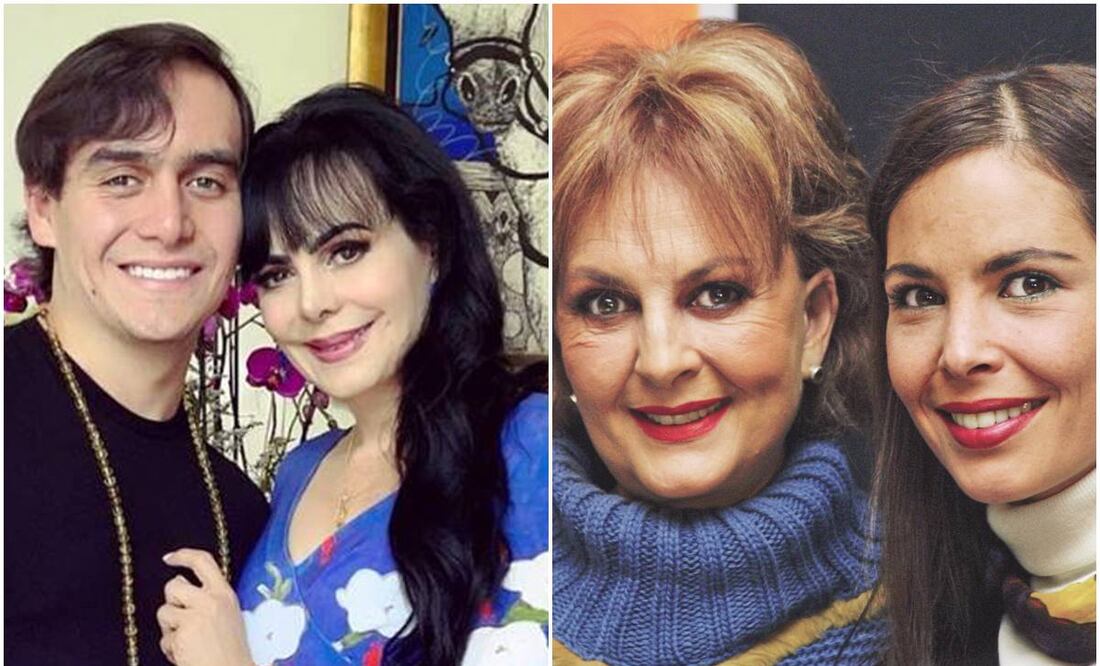 Maribel Guardia y Talina Fernández perdieron a sus hijos por un infarto. Fotos: Instagram/Archivo EL UNIVERSAL.