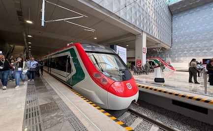 Llega primer tren oficial al AIFA; recorrido inaugural Buenavista-Aeropuerto se completa en 50 minutos