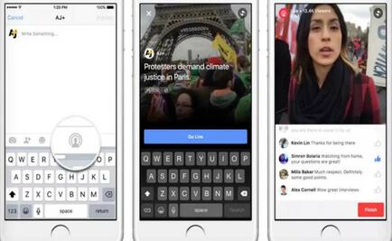 Facebook Live disponible para páginas registradas