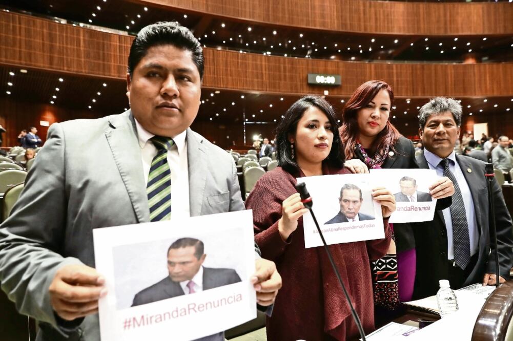 Los diputados de oposición exigieron el pasado 24 de noviembre la renuncia de Luis Enrique Miranda Nava a la Sedesol. (ARCHIVO EL UNIVERSAL)