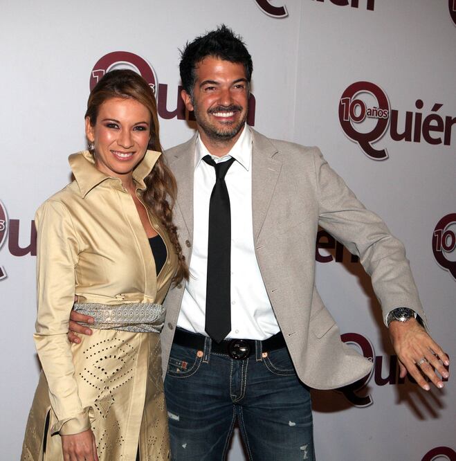 Los conductores se conocieron en el programa Sexos en guerra, de TV Azteca, en 2002. En julio de 2008 confirmaron que tenían una relación y que esperaban un hijo (ARCHIVO EL UNIVERSAL)