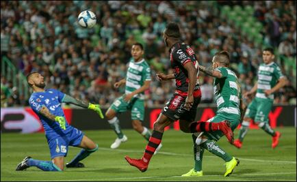Santos y Xolos reparten puntos en Torreón