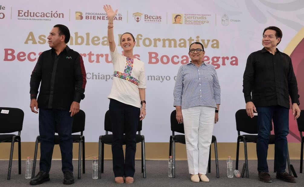 Presidenta Claudia Sheinbaum Pardo en Chiapas este 2 de mayo (02/05/2026). Foto: Especial