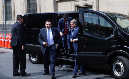 AMLO recibe a congresistas estadounidenses en Palacio Nacional