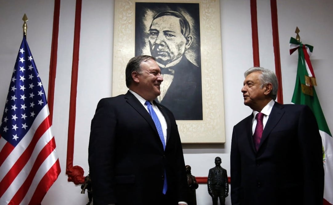 Mike Pompeo was in Mexico this weekend - Photo: Carlos Jasso/REUTERS