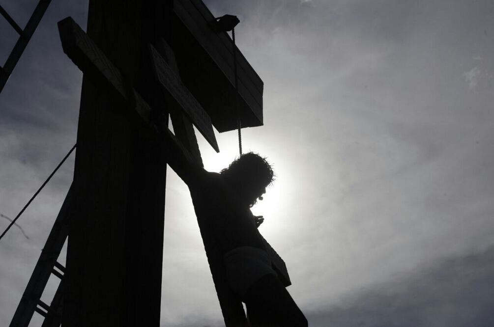 Jesús murió casi a las cinco, lo hizo encomendando su espíritu a su Padre, como última frase que exclamó clavado en la cruz. Foto Alejandro Acosta/EL UNIVERSAL