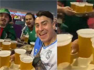 VIDEO: Mexicanos festejan con el "¡Sí se pudo!" al encontrar cervezas en la Copa del Mundo