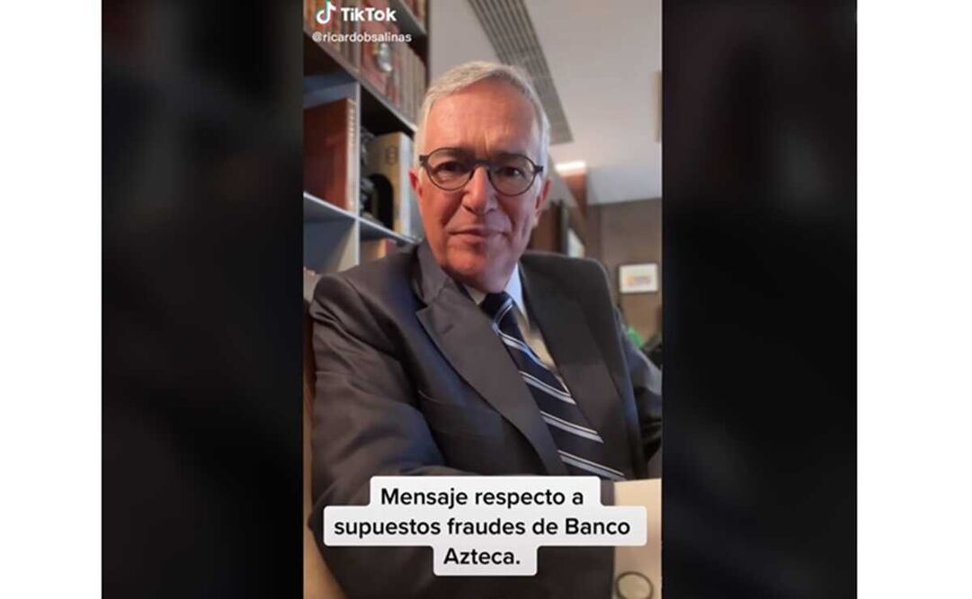 En su cuenta de TikTok, Salinas Pliego habla sobre los videos que circulan en redes sociales sobre fraudes que realizan a clientes de Banco Azteca. Foto: captura de video 
