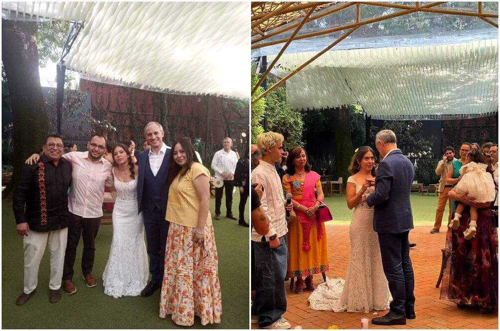 La boda de Hugo López-Gatell. Foto: Mardonio Carballo