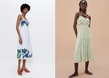 Cómo usar vestidos midi para verte increíble si eres bajita