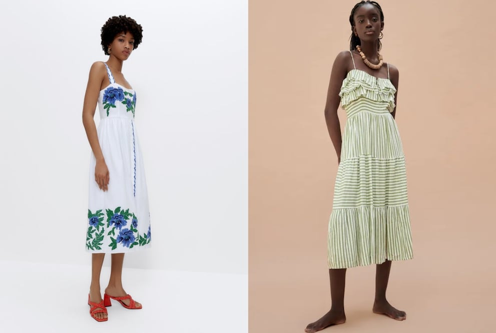 Los vestidos midi son piezas que merecen una oportunidad en tu armario / Fotos: Zara