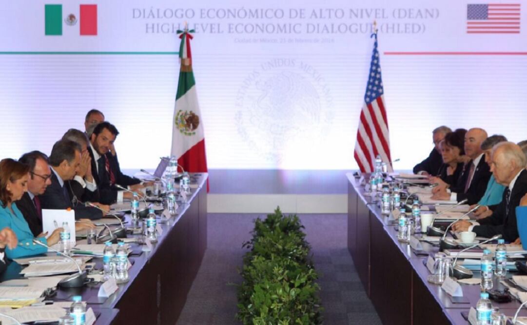 The High-Level Economic Dialogue forum between the U.S. and Mexico was established in 2013. This is the third year officials have met. (Photo: Taken from Twitter @SRE_mx)  