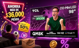Amazon México remata pantalla TCL 4K de 98 pulgadas a más de la mitad de su precio; ahorra más de 36 mil pesos