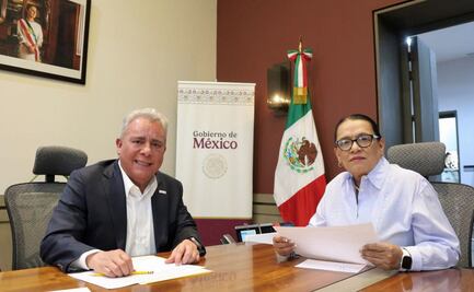 Se reúne Rosa Icela con el dirigente de la FSTSE; revisan demandas salariales y laborales de trabajadores del Estado