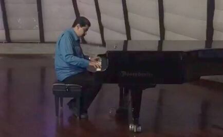 Video. Nicolás Maduro toca el piano y enciende las redes