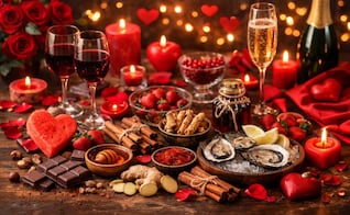 Alimentos afrodisíacos que debes incluir en tu cena de San Valentín