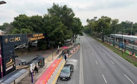 Cierre del Tren Ligero toma por sorpresa a capitalinos y turistas; usuarios caminan por Tlalpan ante falta de servicio