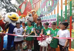 Mundial 2026 CDMX: Alcaldesa de Venustiano Carranza entrega 26 canchas de futbol; pide a la población cuidarlas
