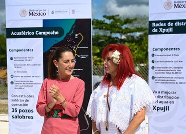 La Corte cumple con las leyes tras sentencia contra Salinas Pliego: Sheinbaum; da banderazo a obras de Agua para Campeche