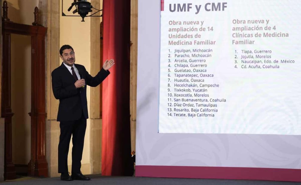 Martí Batres, director del ISSSTE, durante la mañanera del 27 de enero del 2026. Foto: Carlos Mejía / EL UNIVERSAL