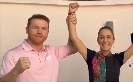 Canelo Álvarez se reúne con Claudia Sheinbaum y le desea suerte: "Yo sé que va a ganar"