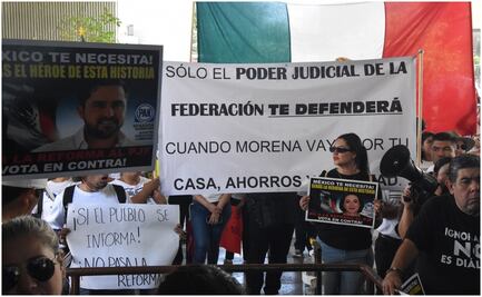 Integrantes del Poder Judicial y estudiantes mantienen protestas en los estados en contra de la Reforma