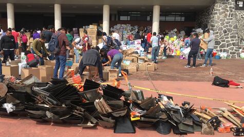 "Es necesario y urgente ayudar", dice brigadista en la UNAM