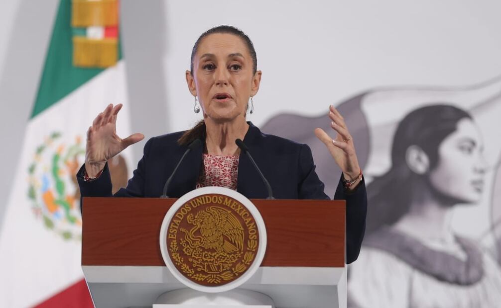 La presidenta de México, Claudia Sheinbaum Pardo, aseguró que se ha logrado construir una visión integral del futuro para Petróleos Mexicanos (Pemex) de 2025 al 2035, en donde se han revisado de forma minuciosa los números de la producción hasta la contabilidad. Fotos: Gabriel Pano / EL UNIVERSAL