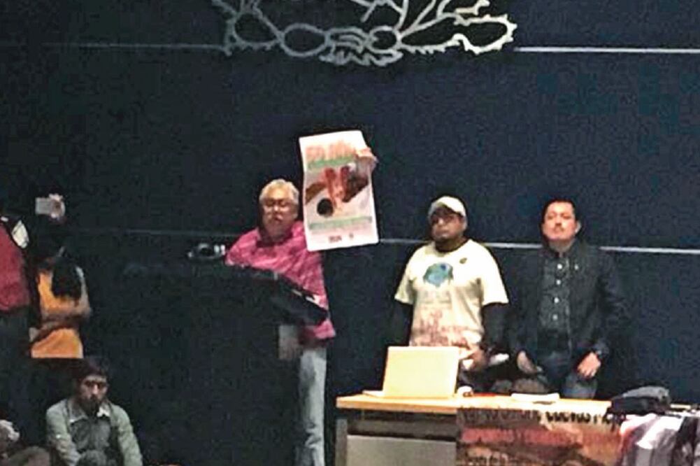 En el auditorio Antonio Caso se realizó la asamblea estudiantil para tratar de definir el pliego petitorio. (PEDRO VILLA Y CAÑA. EL UNIVERSAL)