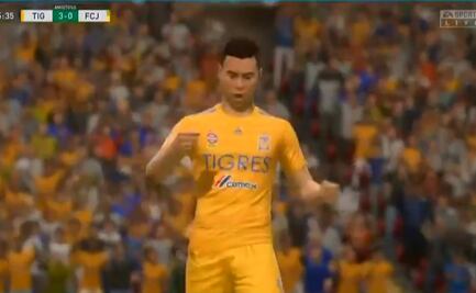 Goleada de Tigres ante el FC Juárez en la eLiga MX