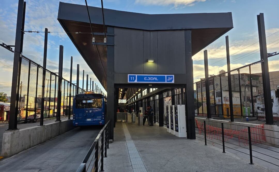 Abren tres estaciones del Trolebús Chalco-Santa Marta; retoman servicio tras más de tres meses. Foto: Especial