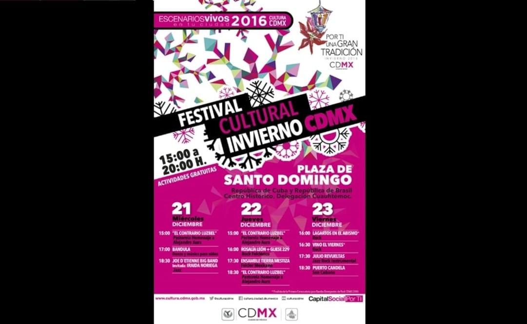 Foto: Sría de Cultura CDMX