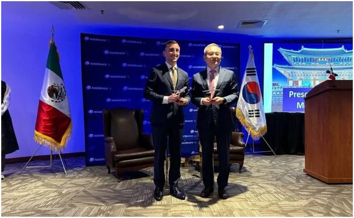 México y Corea reanudan los vuelos diarios de Aeroméxico CDMX-Seúl. Foto: Embajada de Corea en México