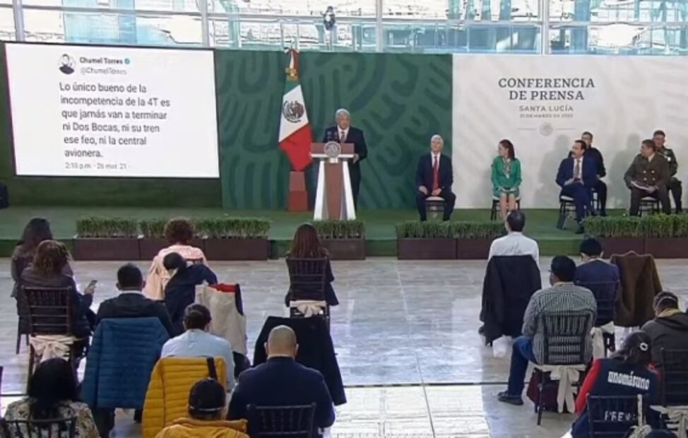 La mañanera de AMLO, 21 de marzo, minuto a minuto desde el AIFA