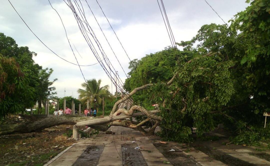 Lluvias dejan sin electricidad a 39 mil en Chiapas