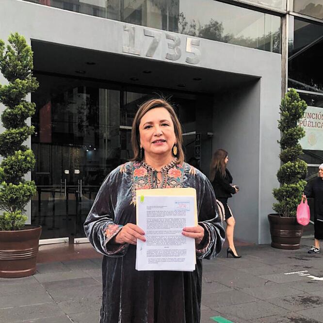 Tras presentar una denuncia contra Manuel Bartlett, Xóchitl Gálvez afirmó que los conflictos de intereses “se están volviendo una costumbre en la 4T”. TOMADA DE TWITTER