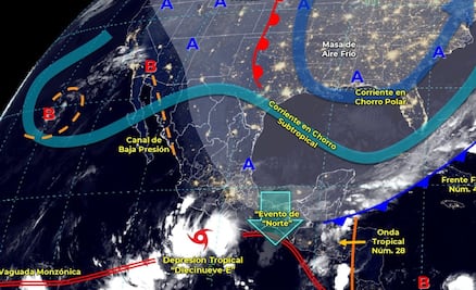 Frente Frío Número 4 ocasionará lluvias intensas en Guerrero, Chiapas y Tabasco