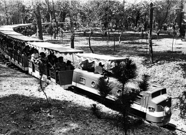 Así era el trenecito de Chapultepec 