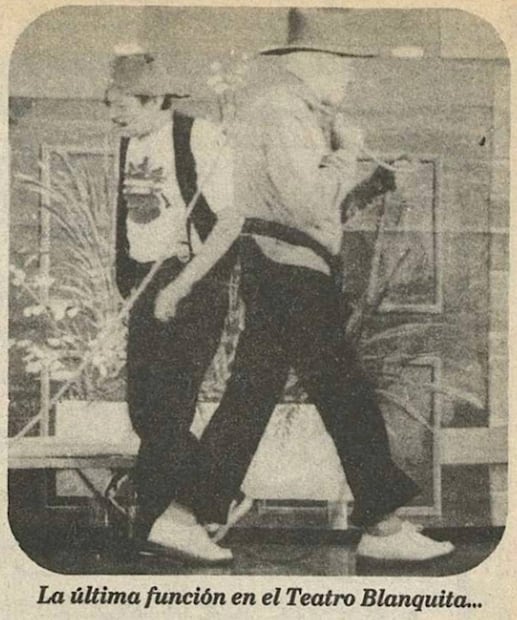 La última aparición de "El Santo" en el Teatro Blanquita el 5 de febrero de 1984. 
Hemeroteca EL UNIVERSAL.