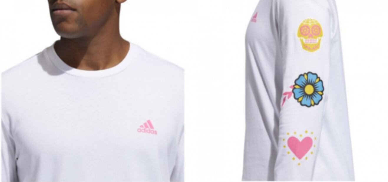 Adidas se pone a tono con un pants de Día de Muertos