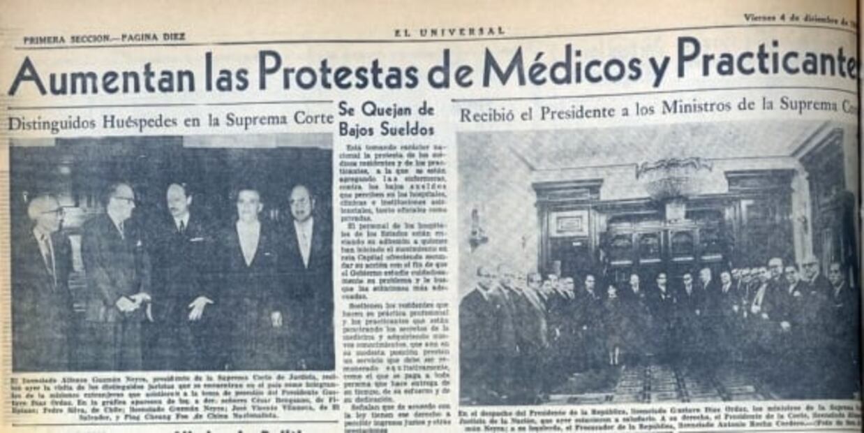 Los médicos residentes que se rebelaron ante el ISSSTE y Díaz Ordaz en los 60