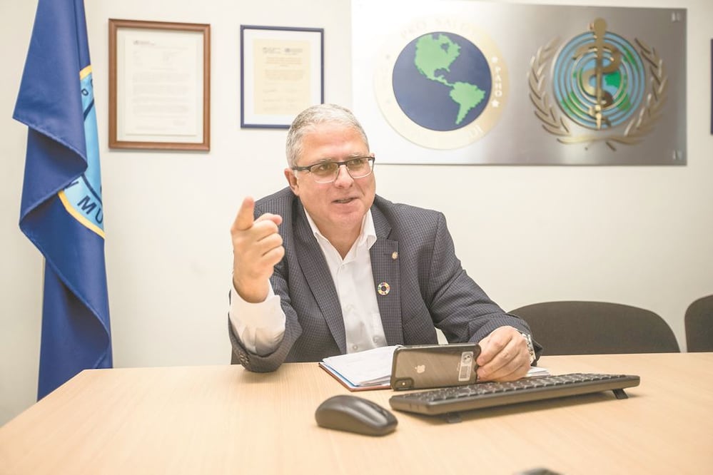 En la foto: Cristian Roberto Morales, Representante de la OPS en México. GERMÁN ESPINOSA. EL UNIVERSAL