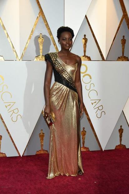 La tendencia de colores metálicos predominó en los Oscar 2018