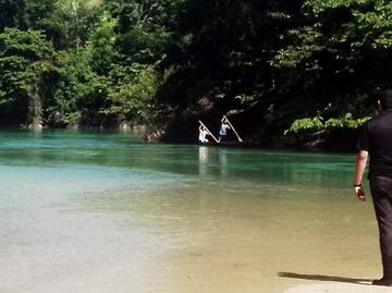 Buscan a turista israelí arrastrado por río Santo Domingo en Chiapas
